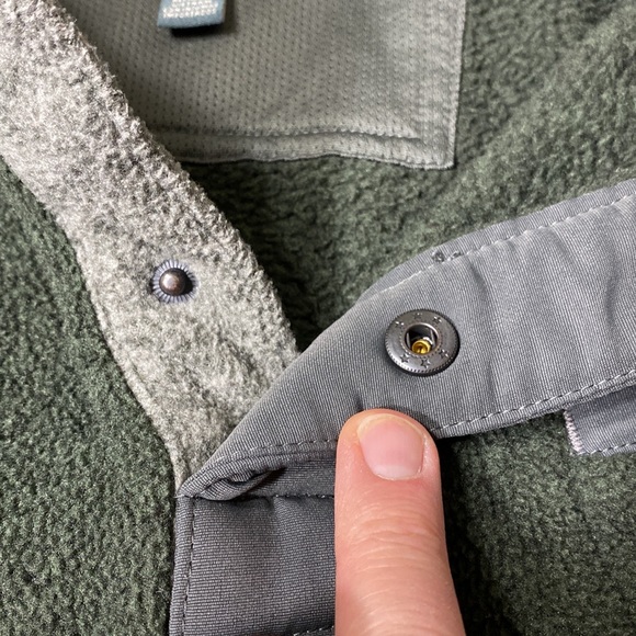 G.H. BASS Mens Arctic Terrain Fleece Mockneck Pullover - Picture 6 of 10